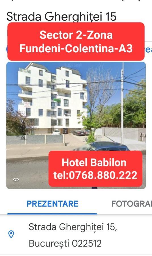 Hotel Babilon Bükreş Dış mekan fotoğraf
